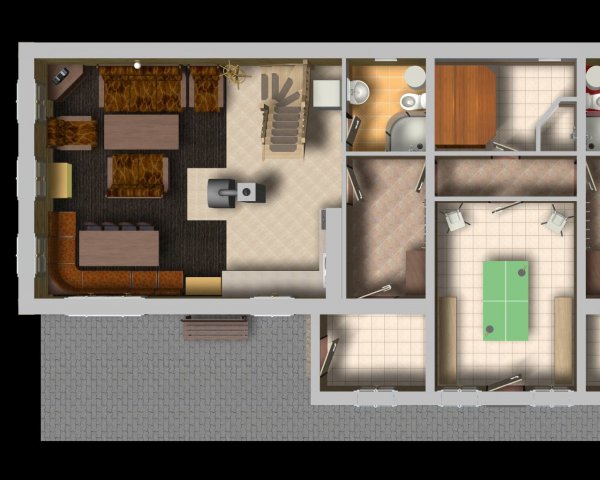 Apartmán 2 - půdorys